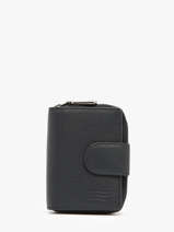 Portefeuille Caviar Leder Crinkles Blauw caviar 14277