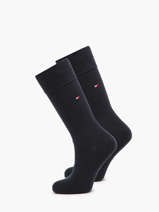 Set Van 2 Paar Sokken Tommy hilfiger Blauw socks 371111