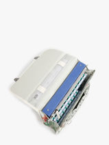 Boekentas Kind 2 Compartimenten Cameleon Veelkleurig retro CA38-vue-porte