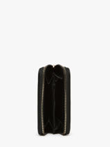 Portemonnee Met Kaarthouder Miniprix Zwart grained 78SM2631-vue-porte