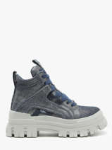 Sneakers Aspha Nc Mid Buffalo Blauw accessoires 1622560