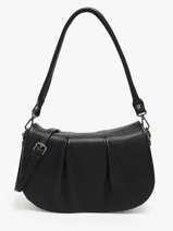 Cross Body Tas Caviar Leder Milano Zwart caviar CA24116