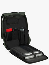 Business Rugzak Met 15" Laptopvak Samsonite Groen securipak 2.0 150941-vue-porte