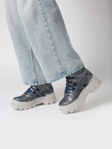 Sneakers Aspha Nc Mid Buffalo Blauw accessoires 1622560-vue-porte