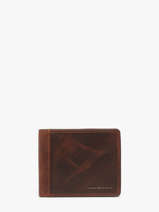 Chequehouder Met Portemonnee Leder Maverick Bruin the original MAVTO003