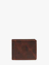 Chequehouder Met Kaarthouder Leder Maverick Bruin the original MAVTO006