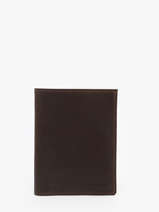 Portefeuille Met Portemonnee Oil Leder Etrier Bruin oil EOIL142