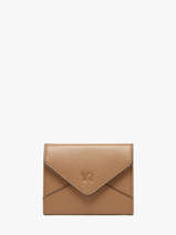 Portemonnee Leder Yves renard Bruin enveloppe 29250