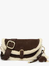 Cross Body Tas Alpin Leder Etrier Bruin alpin EALP050S
