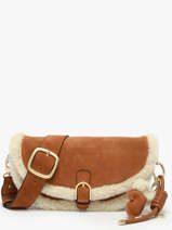 Cross Body Tas Alpin Leder Etrier Bruin alpin EALP050S
