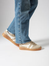 Sneakers Grandslam Uit Leder Gola Rood accessoires CLA589-vue-porte