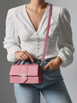 Cross Body Tas Paris Ily Leder Lancaster Roze paris ily 10-vue-porte