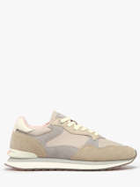 Sneakers City Antibes Uit Leder Hoff Beige accessoires 12402001