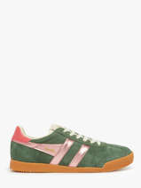 Sneakers Elan Glitz Uit Leder Gola Groen accessoires CLB790