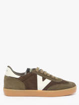 Sneakers Berlin Uit Leder Victoria Groen accessoires 1126220