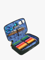 Gevulde Pennenzak 1 Compartiment Daydream Boys Jeune premier Groen daydream boys B-vue-porte