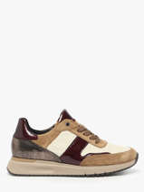 Sneakers Uit Leder Gabor Bruin accessoires 20