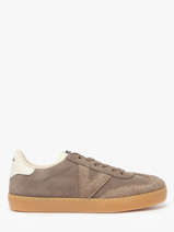 Sneakers Berlin Uit Leder Victoria Bruin accessoires 1126229