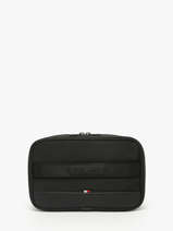 Toiletzak Th Nylon Travel Tommy hilfiger Zwart th nylon travel AM13526