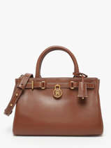 Handtas American Icon Leder Tommy hilfiger Bruin american icon AW17926