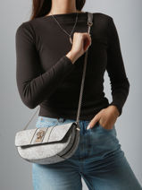 Cross Body Tas Erenia Guess Grijs erenia SO783821-vue-porte