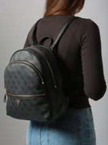 Rugzak Guess Zwart manhattan SG711833-vue-porte