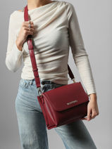 Cross Body Tas Alexia Valentino Rood alexia VBS5A803-vue-porte