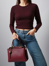 Handtas S Azalie Ted lapidus Violet azalie TLHF9583-vue-porte