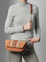 Cross Body Tas Erenia Guess Bruin erenia SB783821-vue-porte