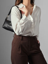 Longchamp Le pliage xtra bow Schoudertas Zwart-vue-porte