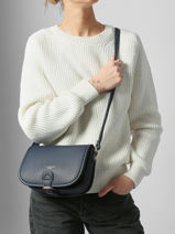 Cross Body Tas Grained Miniprix Blauw grained F7532-vue-porte