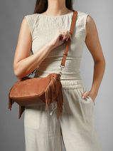 Cross Body Tas Country Etrier Beige country ECOU203M-vue-porte