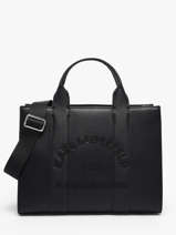 Handtas Rsg Leder Karl lagerfeld Zwart rsg B1W30041