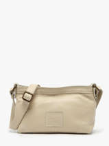 Cross Body Tas Seam Leder Basilic pepper Beige seam BSEA01