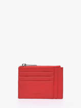 Portefeuille Paris Leder Lancaster Rood paris pm 22