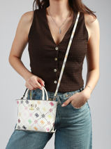 Handtas Emelie Logo Guess Wit emelie logo GM992875-vue-porte