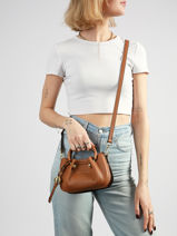 Cross Body Tas Gretel Ted lapidus Bruin gretel TLAU8934-vue-porte