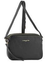 Cross Body Tas Dune Leder Lancaster Zwart dune 529-20