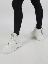 Aspha Nc Mid Sneakers Buffalo Wit accessoires 1622046-vue-porte