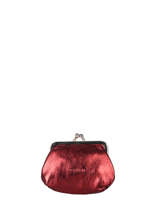 Portemonnee Etincelle Irise Leder Etrier Rood etincelle irisee EETI654