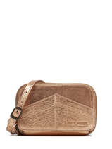 Cross Body Tas/heuptasje Paula Leder Paul marius Goud vintage PAULA