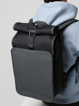 Rugzak 1 Compartiment Met 14" Laptopvak Lund Pro Kapten and son Blauw backcpack - 0LUNDPRO-vue-porte