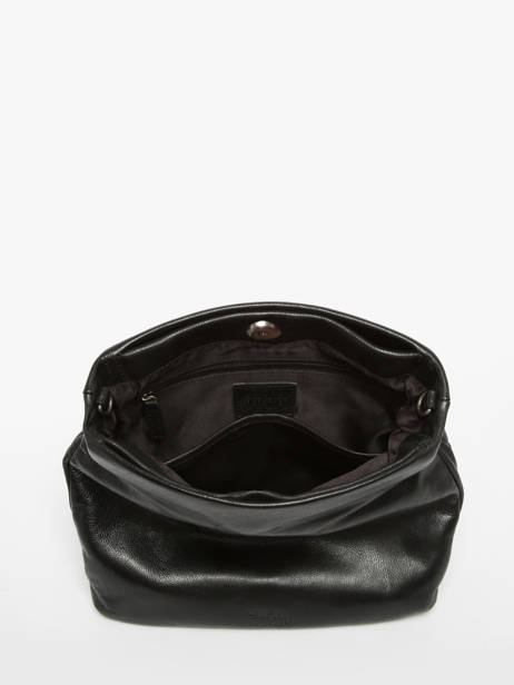 Cross Body Tas Smart Leder Basilic pepper Zwart smart BSMA09 ander zicht 3