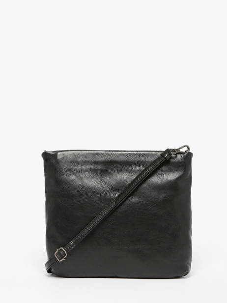 Cross Body Tas Smart Leder Basilic pepper Zwart smart BSMA09 ander zicht 4