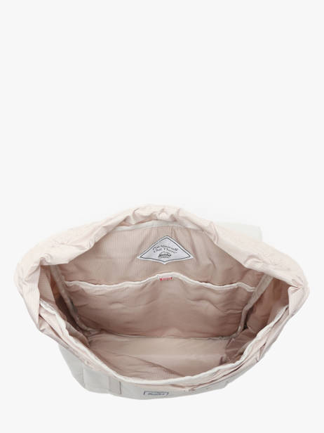 Rugzak 1 Compartiment Herschel Wit classics 11400 ander zicht 2