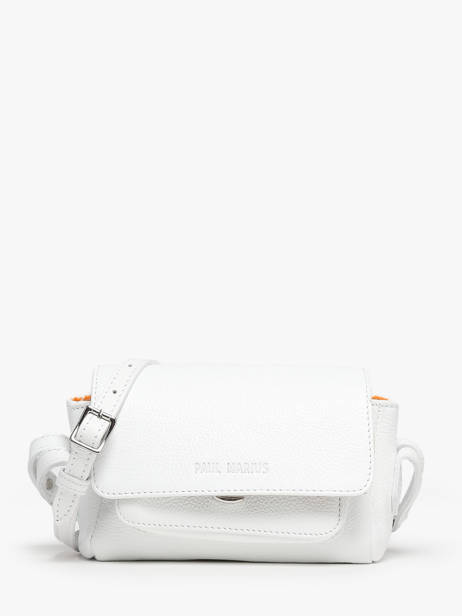 Cross Body Tas Diane Xs Vedette Leder Paul marius Wit vedette DIANXVED