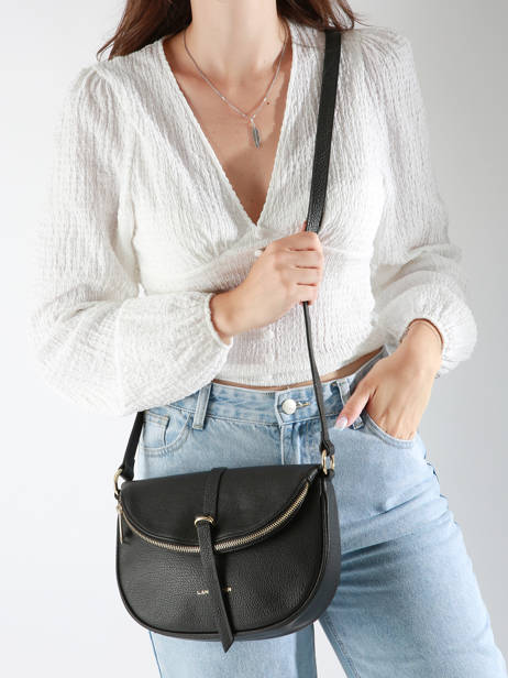 Cross Body Tas Dune Gaia Leder Lancaster Beige dune gaia 102 ander zicht 1