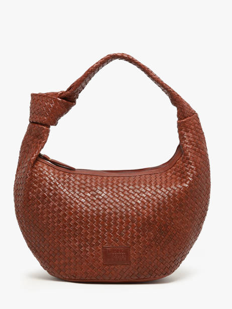 Schoudertassen Parma Leder Basilic pepper Bruin parma BPAR01