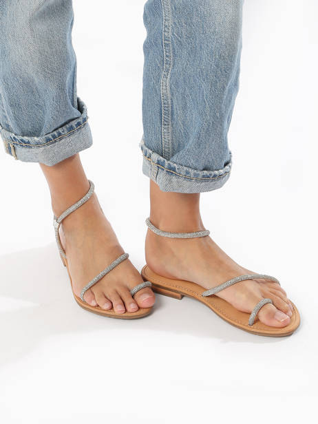 Open Sandalen Les tropeziennes Zilver women HODAXA ander zicht 2