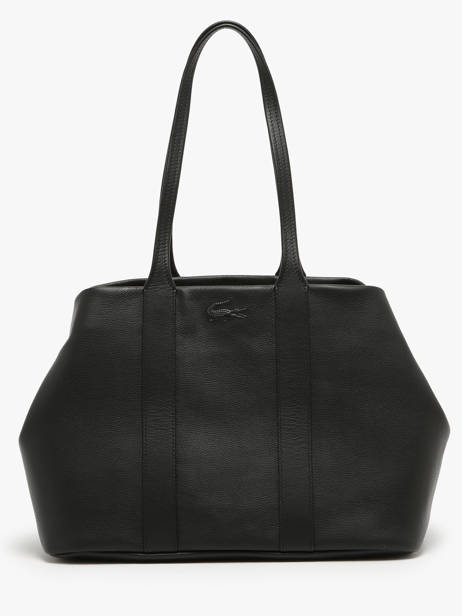 Schoudertassen City Court Leder Lacoste Zwart city court NF4633IE